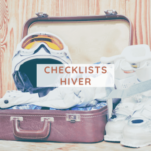 Checklists pour les valises Sports d'hiver